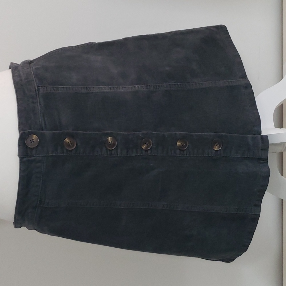 Maurices Grey corduroy skirt.